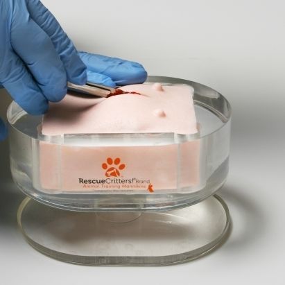 Manichino didattico per ovarioisterectomia - 255 - Rescue Critters - per assistenza generale / femminile / canino