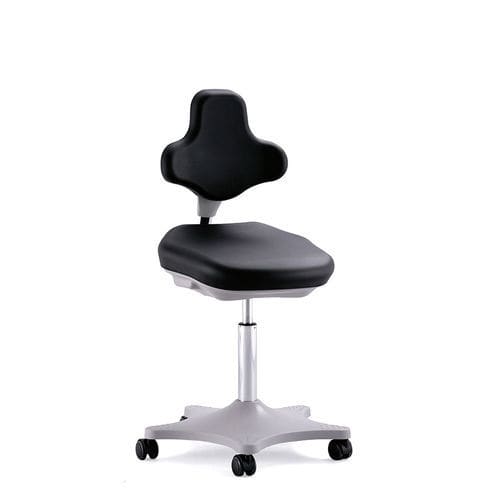 Sedia da laboratorio - Labster 9103 - Bimos - con rotelle / ad altezza regolabile