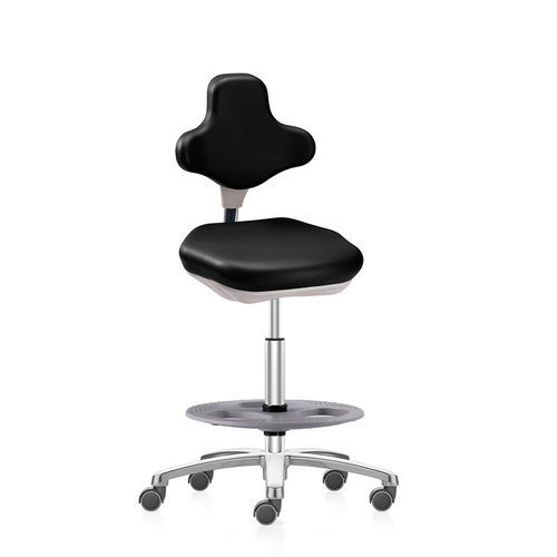 Sedia da laboratorio - ESD Labster 9101E - Bimos - con schienale alto / ad altezza regolabile