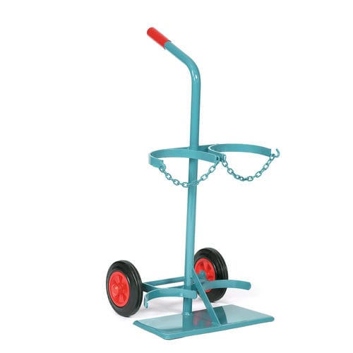 Carrello medico - 7.01.020  - Düperthal Sicherheitstechnik GmbH & Co. KG - portabombole di gas / di trasporto / 2 bombole