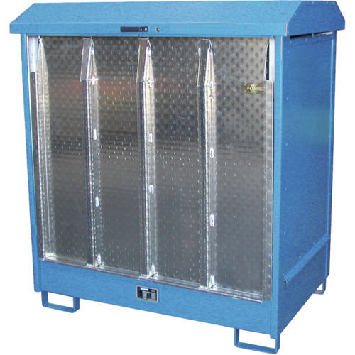 Armadio per liquidi infiammabili - 1.48.412 - Düperthal Sicherheitstechnik GmbH & Co. KG - con sportello / blu / 2 porte