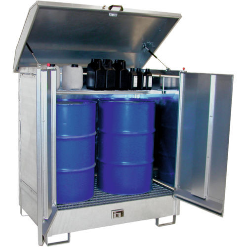 Armadio per liquidi infiammabili - 1.49.212 - Düperthal Sicherheitstechnik GmbH & Co. KG - con sportello / blu / 2 porte