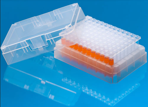 Micropiastra da laboratorio - 225.96.ID - LVL Technologies - per stoccaggio di campioni / a 96 pozzetti