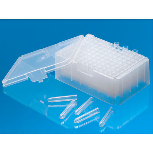 Micropiastra da laboratorio - 325.96 series - LVL Technologies - per stoccaggio di campioni / a 96 pozzetti