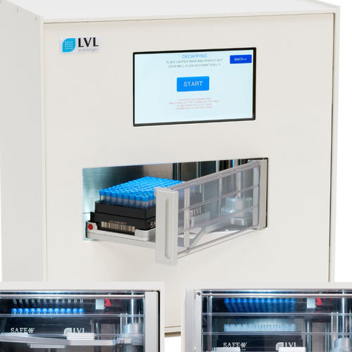 Sistema di decapsulamento e di incapsulamento per tubi - CDC-96CH series - LVL Technologies - automatizzato / compatto