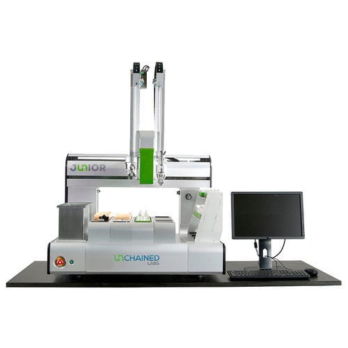 Sistema di automazione di laboratorio di workflow - Junior  - Unchained Labs - ad alto rendimento / da banco