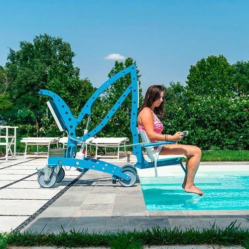 Sollevapersone a batteria - EcoPool - DiGi Project - con rotelle / per piscina / elevatrice