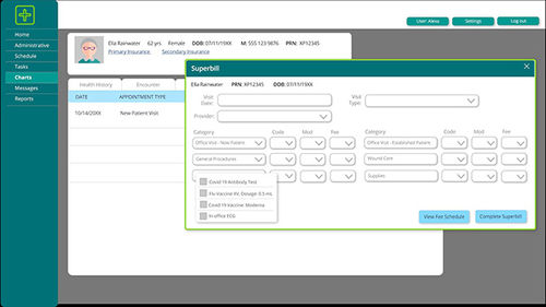 Modulo software per cartelle cliniche elettroniche - SIMTICS - di registrazione / di fatturazione / con sistema di tracciatura