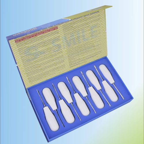 Kit di periotomi curvo - SSI 786-4530 - Smile Surgical Ireland Limited - dritto / in acciaio inossidabile