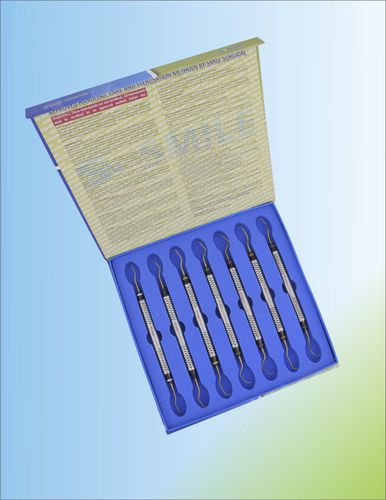 Curetta odontoiatrica - SSI 786-233-11 - Smile Surgical Ireland Limited - di Gracey / doppia / autoclavabile