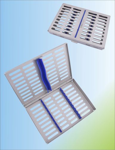 Cassetta di sterilizzazione per strumenti odontoiatrici - SSI 786-4508 - Smile Surgical Ireland Limited - in acciaio inossidabile / perforata