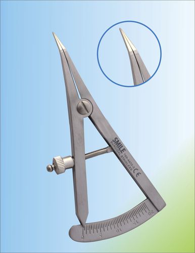 Calibro a corsoio odontoiatrico - SSI 786-4402-2 - Smile Surgical Ireland Limited - di Castroviejo / curvo