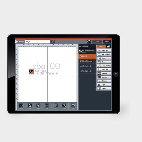 Software di controllo - GO - FOBA Laser Marking + Engraving, ALLTEC GmbH - di marcatura laser / medico / basato sul web