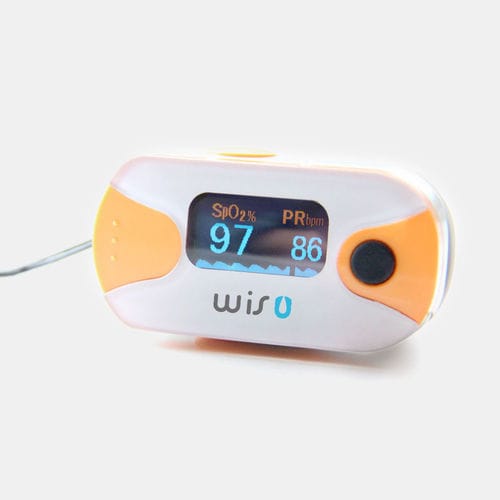 Pulsossimetro da dito - OxiSmarter - CEI Technology - medico / per ospedale / OLED