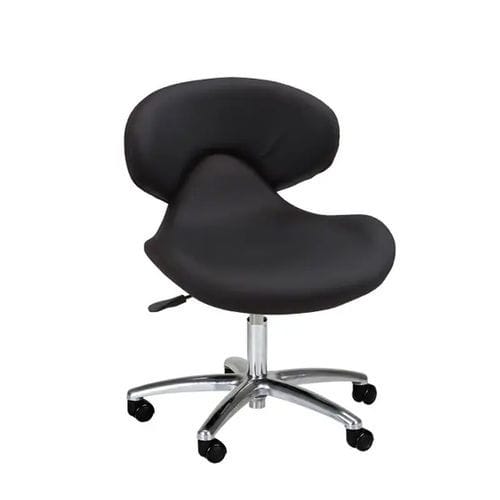 Sgabello per struttura sanitaria - Earthlite Medical - ad altezza regolabile / con rotelle / con schienale