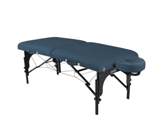 Lettino da massaggio meccanico - Stronglite - Earthlite Medical - portatile / con poggiatesta / con schienale ad altezza regolabile