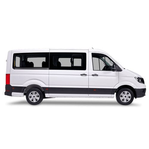 Veicolo per disabili furgone - Volkswagen Crafter Low Roof Combi - Olmedo Special Vehicles - entrata posteriore