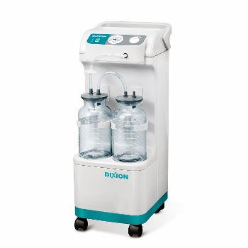 Aspiratore chirurgico elettrico - Vacus 7305, Vacus 7308 - Dixion Vertrieb Medizinischer Geräte - per drenaggio chirurgico e sbrigliamento / con rotelle