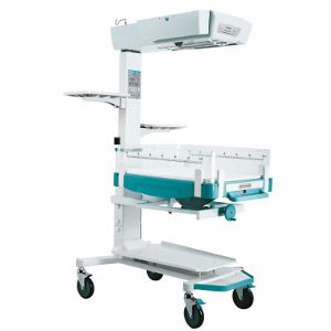 Tavolo di rianimazione neonatale ad altezza regolabile - BabyGuard W-1140, BabyGuard W-1145 - Dixion Vertrieb Medizinischer Geräte - su rotelle