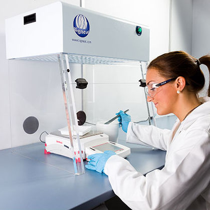 Cappa da laboratorio - F3-XIT - Bigneat - per pesatura di polvere / da banco
