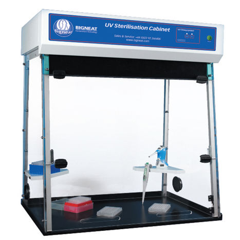 Cappa da laboratorio - BC UV SC - Bigneat - per rischi biologici / da banco / a flusso laminare