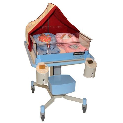 Culla pediatrica gemellare - BB400F - Kanmed - ad altezza fissa