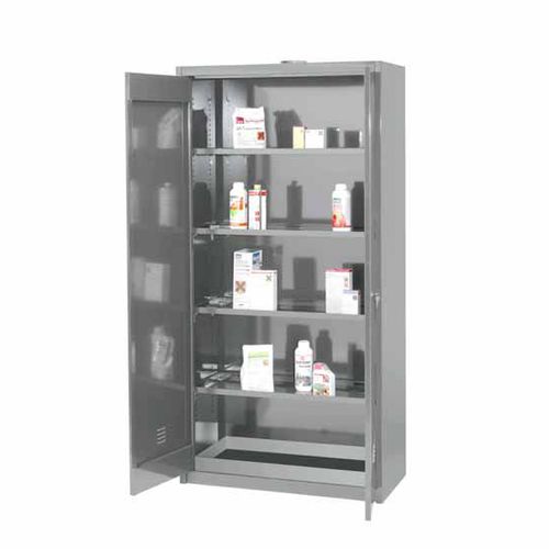 Armadio per prodotti chimici - SICUR ® KEM 100 - Labor Security System - per ospedale / con ripiano / 2 porte