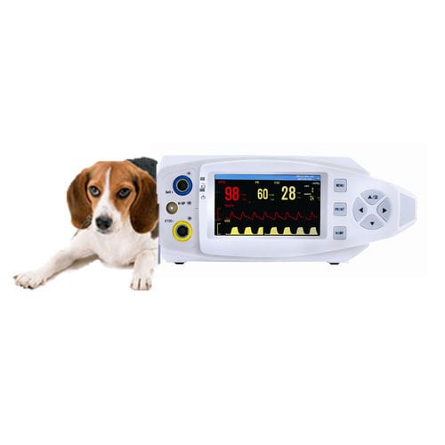 Monitor portatile per paziente - PM-2D VET - Promed Technology - di frequenza cardiaca / etCO2 / SpO2