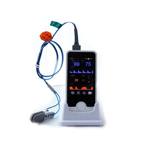 Pulsossimetro palmare - PM4 - Promed Technology - medico / per ospedale / per cure domiciliari