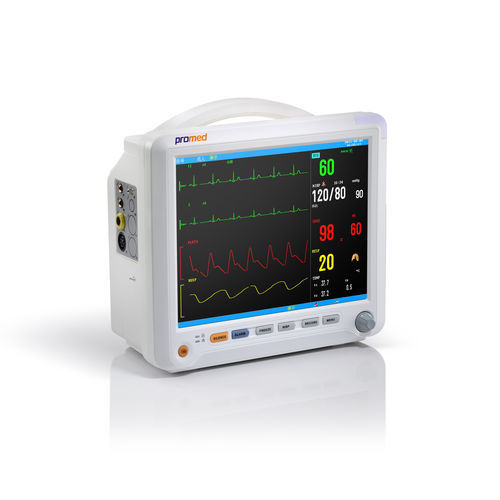Monitor portatile per paziente - pm-12 vet - Promed Technology - compatto / ECG / RESP