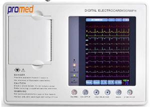 Elettrocardiografo da riposo - ECG-103B - Promed Technology - 3 canali / digitale / con stampante