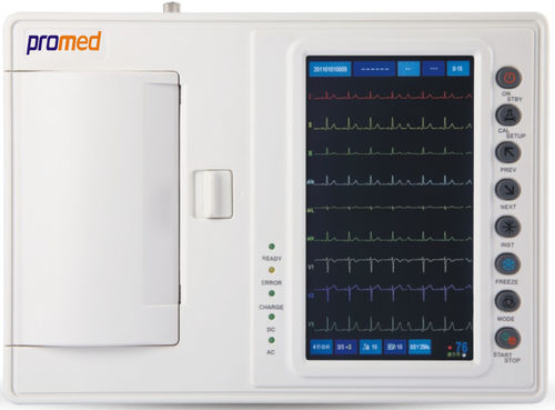 Elettrocardiografo da riposo - ECG-T6 - Promed Technology - 6 canali / digitale / con stampante