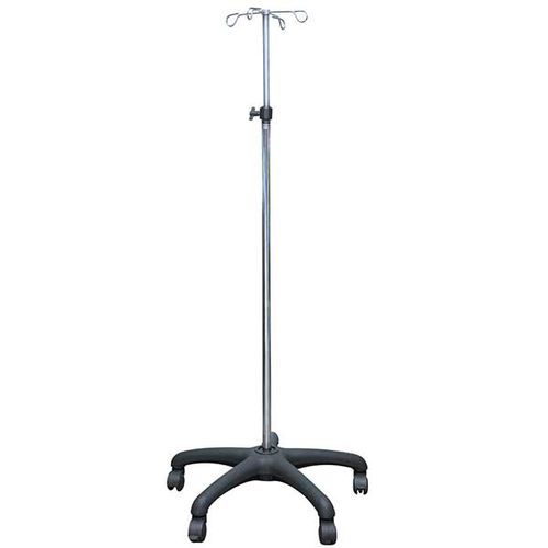 Asta portaflebo con rotelle - SR 01 series - Çağdaş Medical - 4 ganci / in acciaio inossidabile