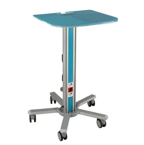 Tavolo da lavoro - ADAX 004 - Çağdaş Medical - da laboratorio / rettangolare / su rotelle