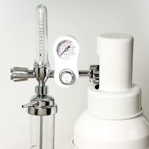 Sistema di ossigenoterapia con flussometro - GE 05 series - Çağdaş Medical - manuale / per rotaia / con bombola di ossigeno