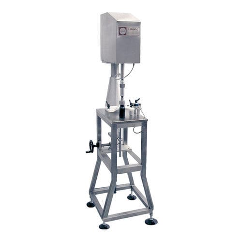 Sistema di incapsulamento per bottiglie - Mini JOLLY™ - Capmatic - per l'industria farmaceutica / semiautomatico / da tavolo