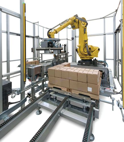 Pallettizzatore automatico - MG2 GRP - MG America - robotizzato / per l'industria farmaceutica