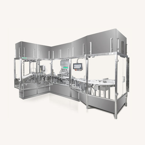 Sistema di riempimento e di sigillatura per l'industria farmaceutica - FLC 3000 - Syntegon Technology GmbH - per flacone / automatico / continuo