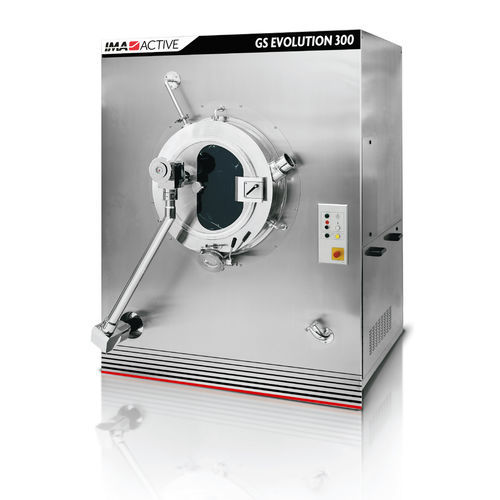 Sistema di rivestimento rotativo - GS EVOLUTION - IMA Pharma - con pellicola di plastica / da laboratorio / per l'industria farmaceutica