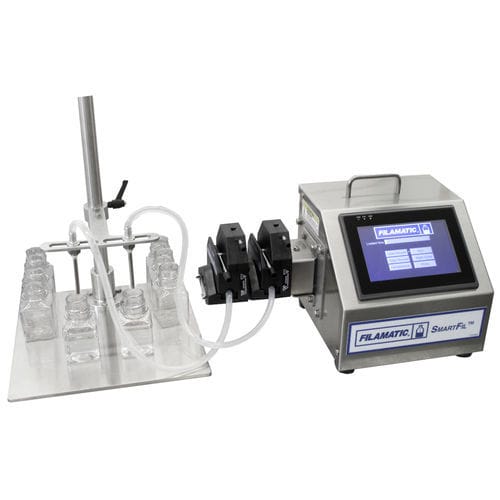 Macchina di riempimento semiautomatica - SmartFIL™ - Filamatic - peristaltica / da tavolo / per liquidi