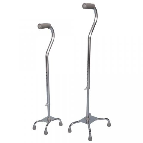 Bastone da passeggio con impugnatura fuori asse - 10-99005 - Bilt-Rite Mastex Health - quadripode / ad altezza regolabile