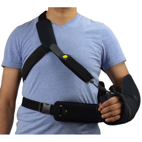 Reggibraccio con cuscino per abduzione della spalla - 83 RAD - Span Link International - con fascia di sostegno in vita