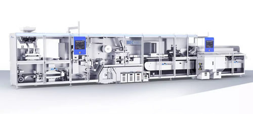 Sistema di confezionamento in linea - BEC 500 - Uhlmann - modulare / in blister / con modulo di incartonatura
