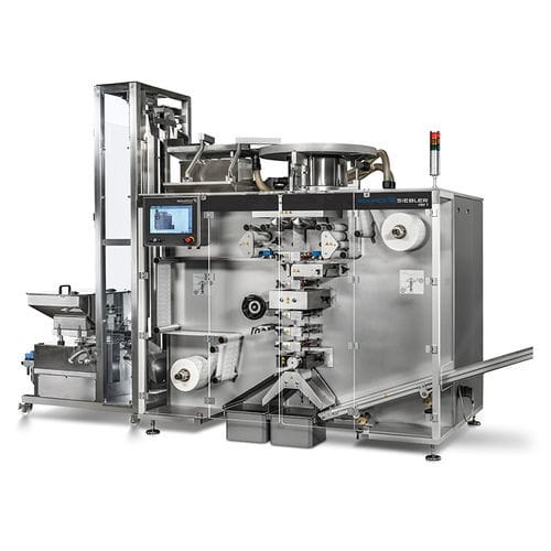 Macchina per imballaggi servocomandata - HM 1 series - Romaco - compatta / modulare / di solidi