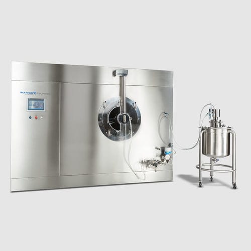 Sistema di rivestimento per compresse - TPR series - Romaco - a pavimento / per fusti