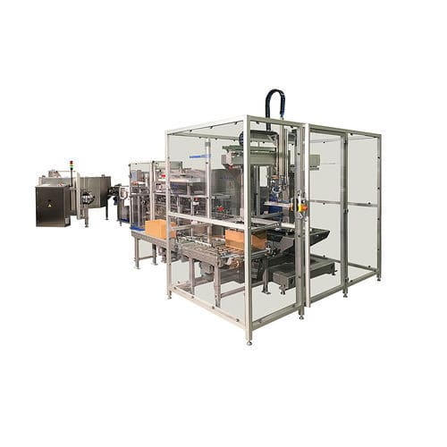 Macchina per imballaggi automatica - APPLICATORS - Heino Ilsemann GmbH - compatta / per scatole / per l'industria farmaceutica
