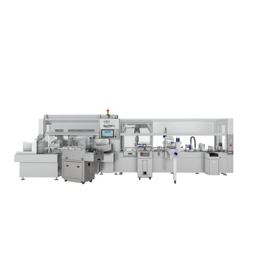 Inscatolatrice automatizzata - NeoSmart - Körber Pharma - a pavimento / modulare / per boccette