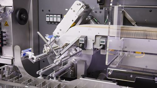 Inscatolatrice automatica - P3  - Körber Pharma - continua / a pavimento / modulare