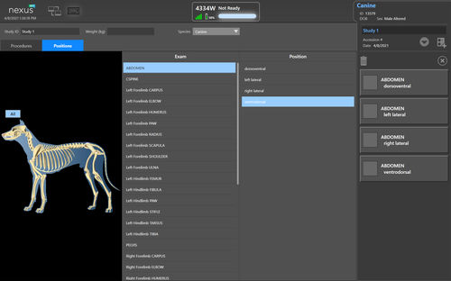 Software per diagnostica per immagini - Nexus® VET - VAREX Imaging - veterinario / diagnostico / di acquisizione