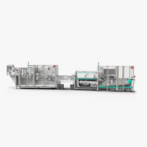 Sistema di confezionamento in linea - INTEGRA220 - Marchesini Group - a pavimento / per farmaci / in blister